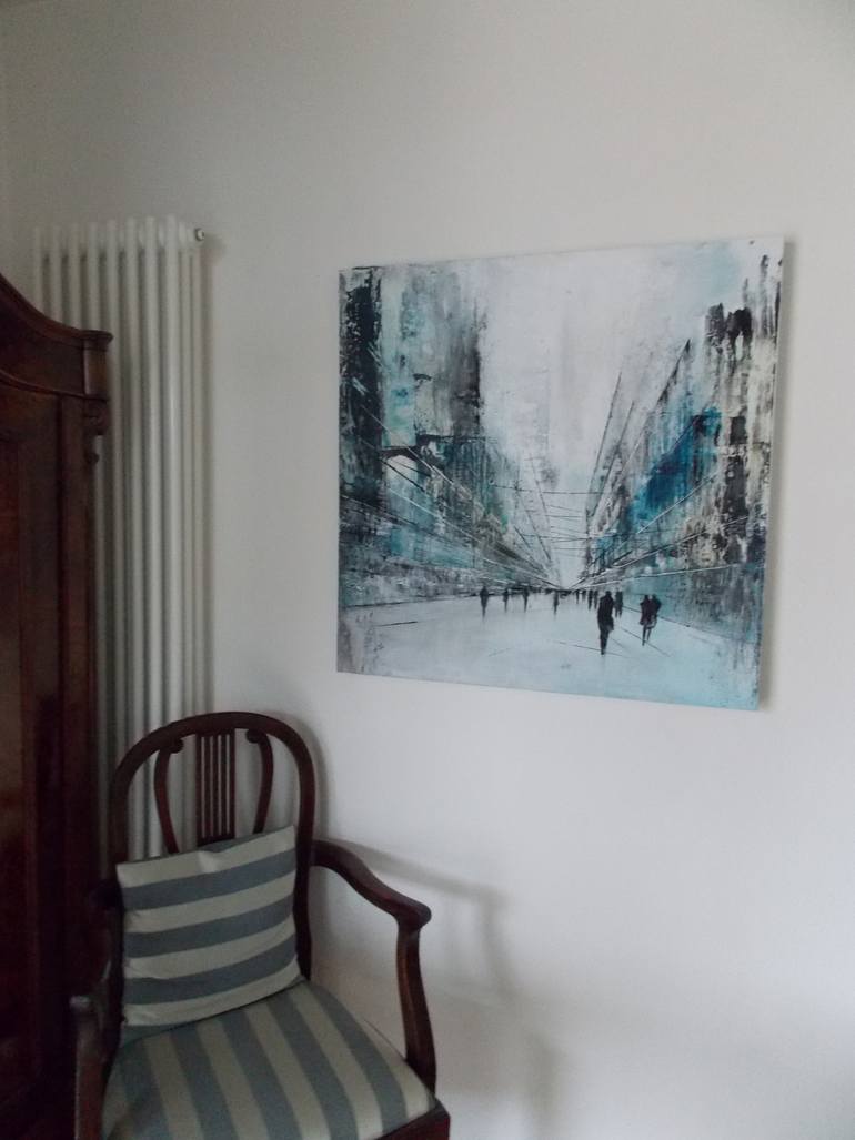 Original Abstract Expressionism Abstract Painting by Christa Haack
