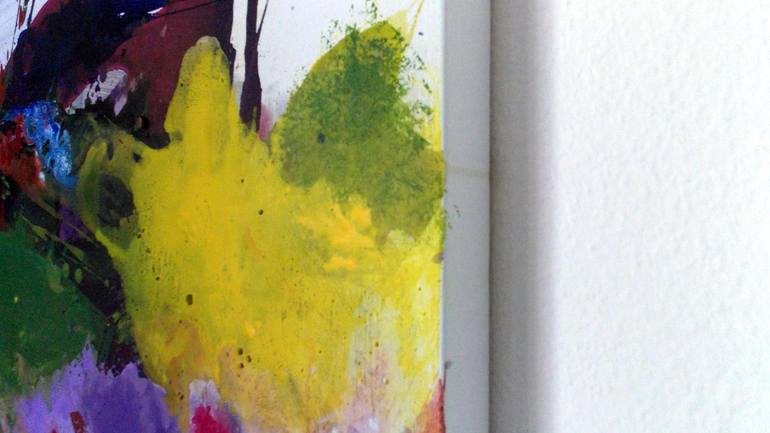 Original Abstract Expressionism Abstract Painting by Christa Haack