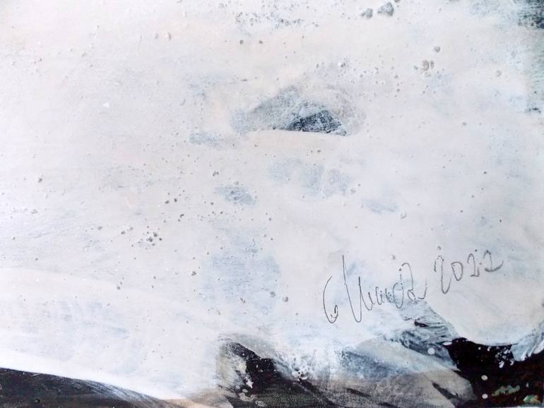 Original Abstract Expressionism Abstract Painting by Christa Haack