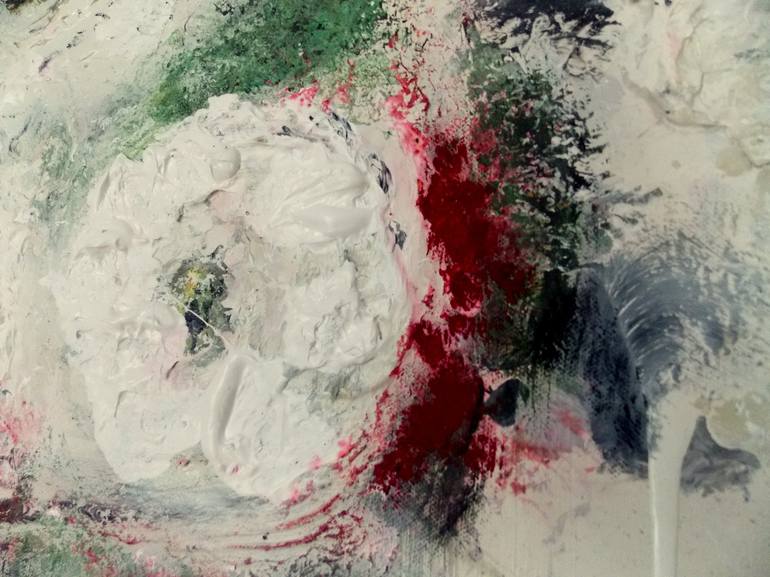 Original Abstract Expressionism Abstract Painting by Christa Haack
