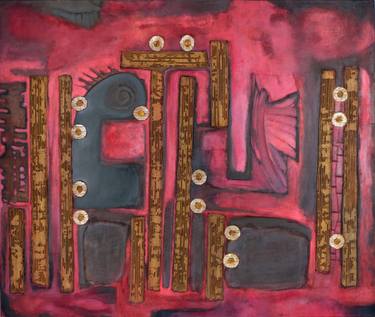 Original Abstract Painting by Juan  J Torres-Zavala