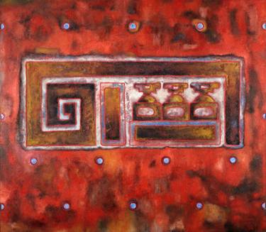 Original Abstract Painting by Juan  J Torres-Zavala