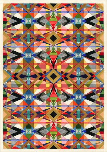 Print of Modern Patterns Paintings by Nikki Galapon