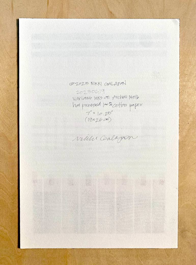 Original Modernism Abstract Mixed Media by Nikki Galapon