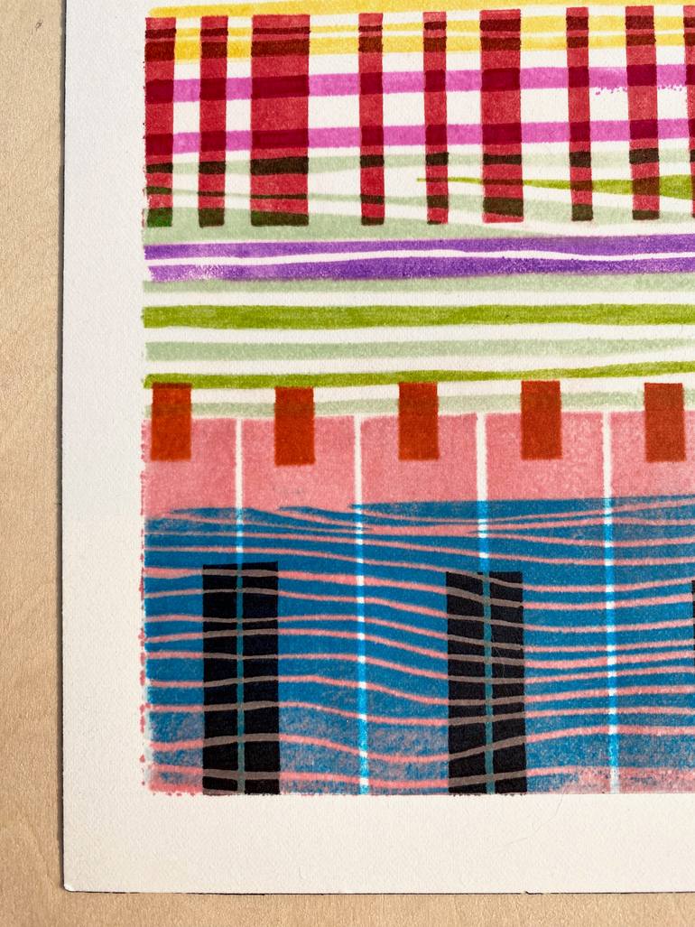 Original Modernism Abstract Mixed Media by Nikki Galapon