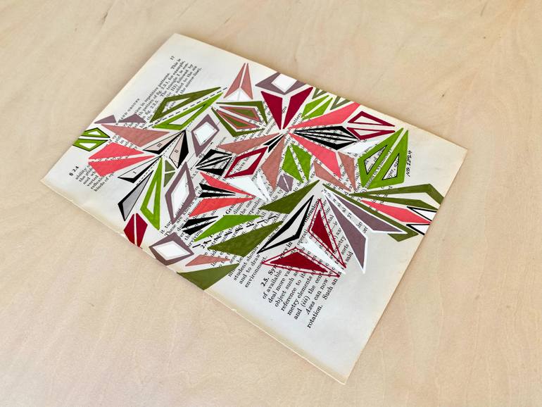 Original Abstract Expressionism Abstract Mixed Media by Nikki Galapon