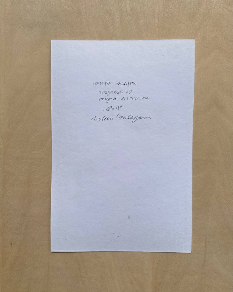 Original Abstract Expressionism Abstract Painting by Nikki Galapon