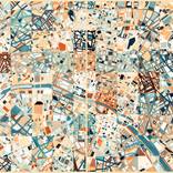 Paris Map Painting by Nikki Galapon