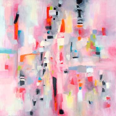 Original Modern Abstract Paintings by Nikki Galapon