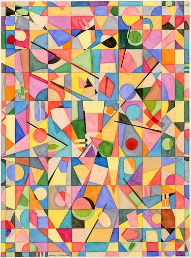 Original Geometric Paintings by Nikki Galapon