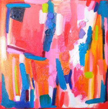 Original Abstract Expressionism Abstract Paintings by Nikki Galapon
