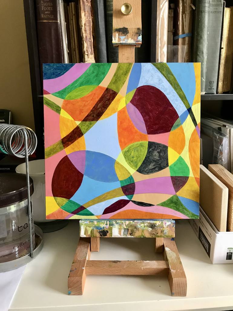 Original Abstract Painting by Nikki Galapon