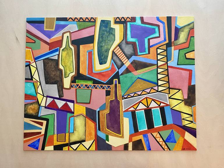 Original Abstract Painting by Nikki Galapon