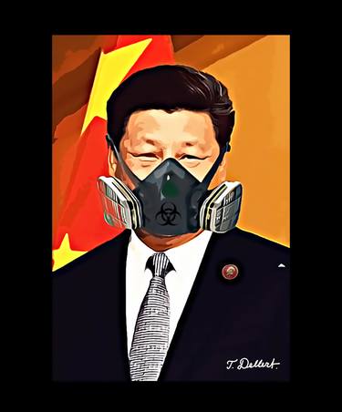 Xi in corona mask - Limited Edition of 10 thumb