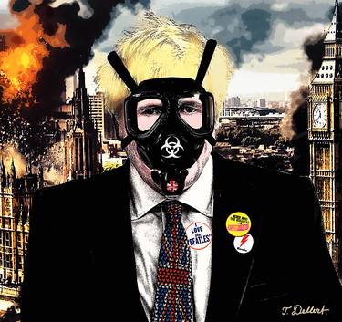 Boris Johnson in Corona mask - Limited Edition of 10 thumb