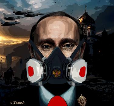 Vladimir Putin in corona mask - Limited Edition of 10 thumb