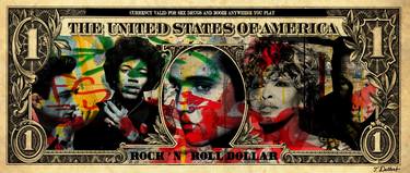 one Rock N Roll Dollar Bill - Limited Edition of 20 thumb