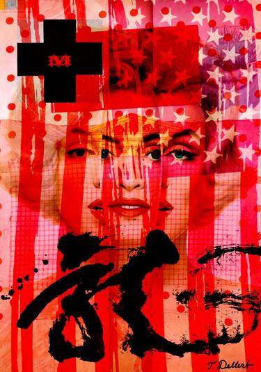 Original Pop Art Celebrity Mixed Media by Thomas Dellert-Dellacroix