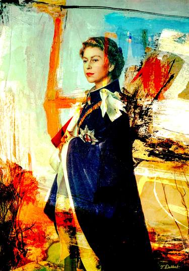 Portrait of Her Majesty the Queen of Great Briton - Limited Edition of 10 thumb