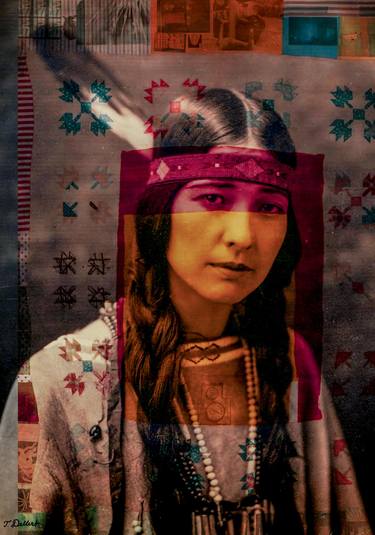 North American Indian Woman - Limited Edition of 10 thumb
