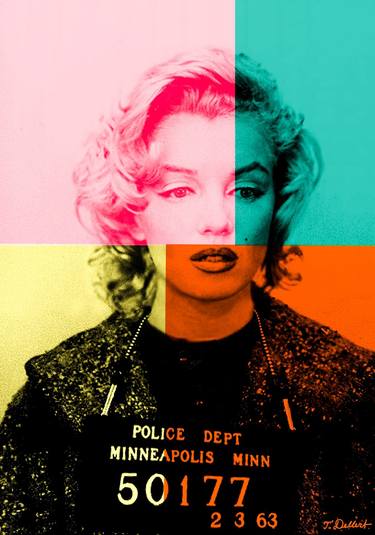 Marilyn Mugshot ( color version ) thumb