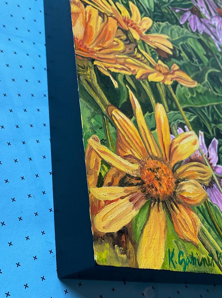 Original Other Floral Painting by Kathryn Gabinet-Kroo