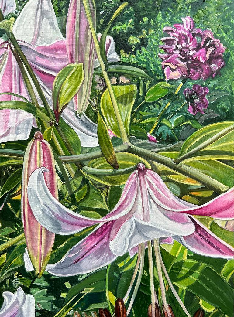 Original Realism Floral Painting by Kathryn Gabinet-Kroo