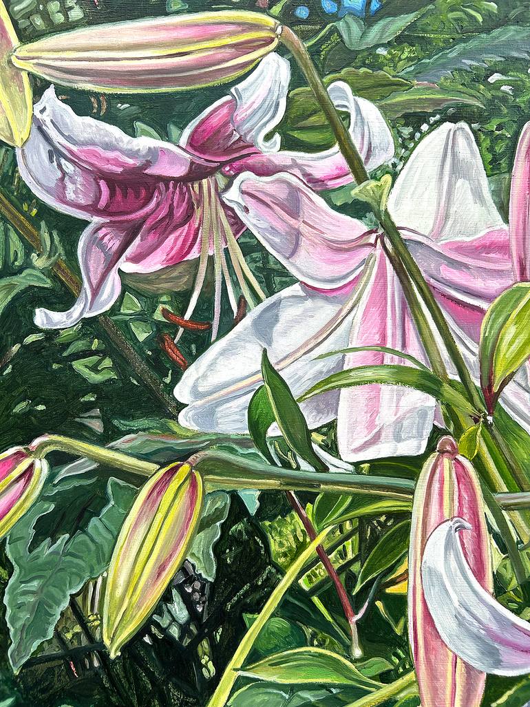 Original Realism Floral Painting by Kathryn Gabinet-Kroo