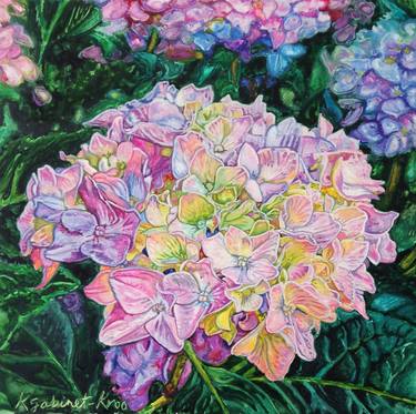 Original Realism Floral Paintings by Kathryn Gabinet-Kroo