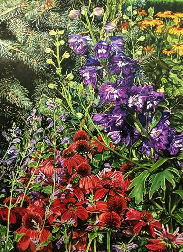 Original Garden Paintings by Kathryn Gabinet-Kroo