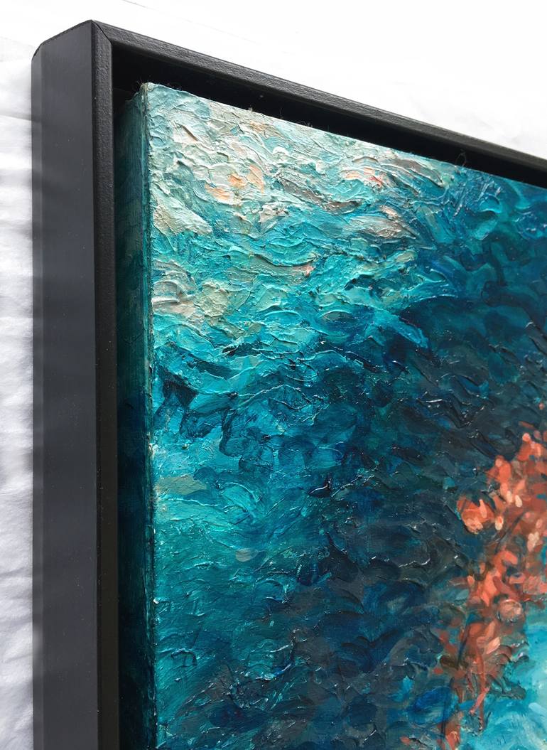 Original Abstract Water Painting by Kathryn Gabinet-Kroo