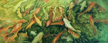 Original Fine Art Fish Paintings by Kathryn Gabinet-Kroo