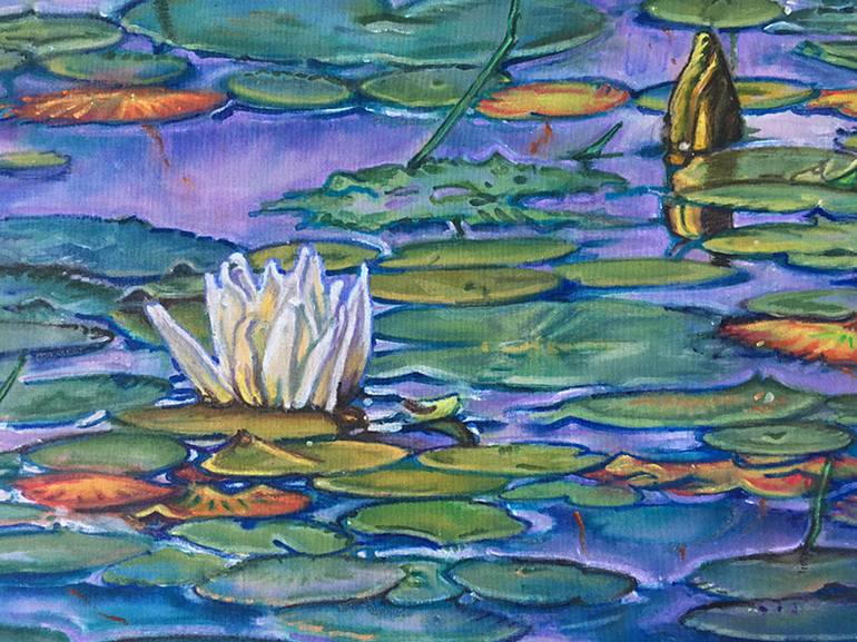 Original Fine Art Water Painting by Kathryn Gabinet-Kroo