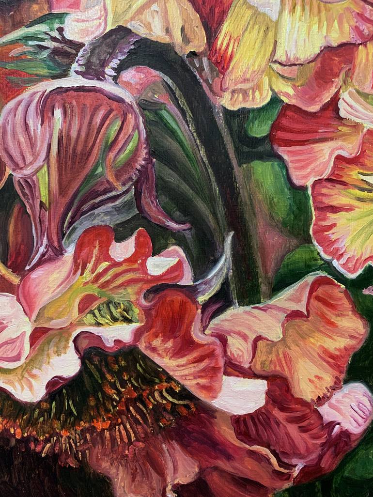 Original Floral Painting by Kathryn Gabinet-Kroo