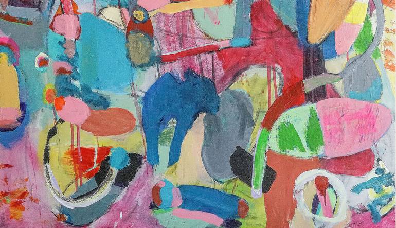 Original Contemporary Abstract Painting by Geert  Lemmers
