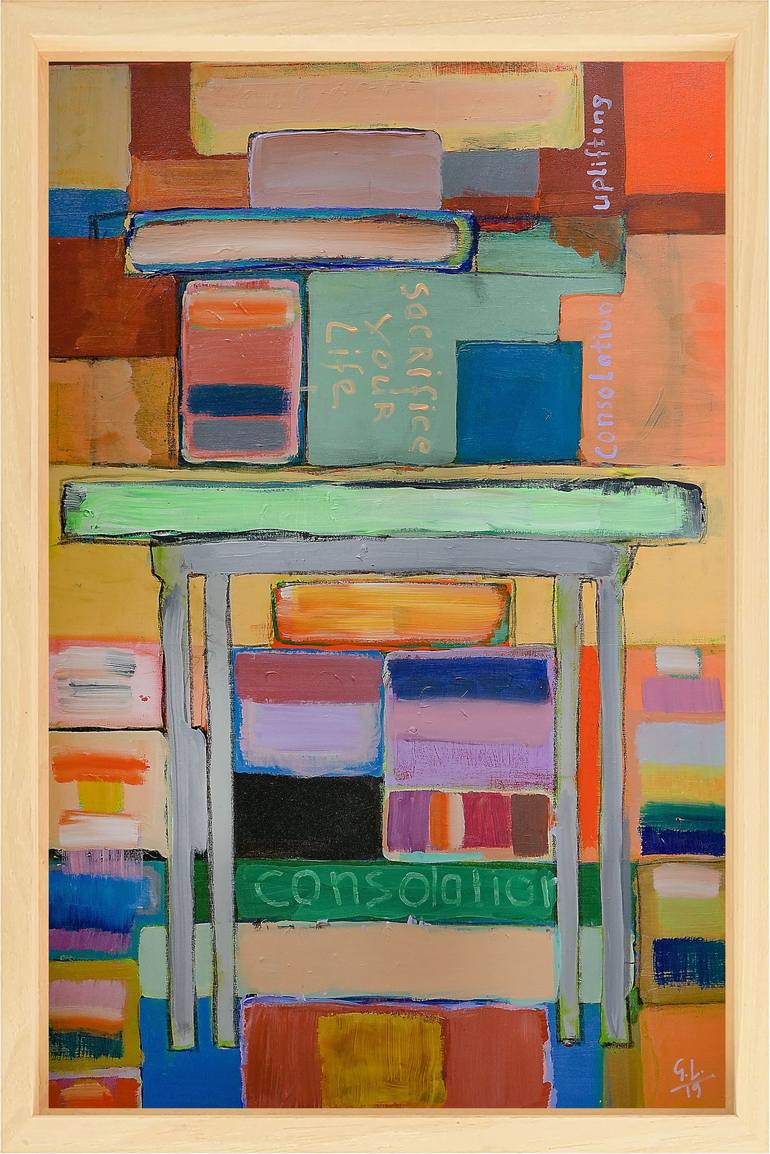Original Contemporary Abstract Paintings by Geert  Lemmers