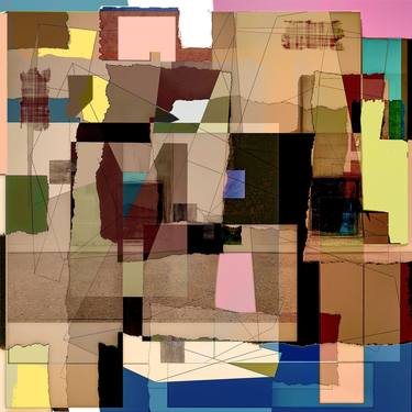 Original Expressionism Abstract Mixed Media by Geert  Lemmers