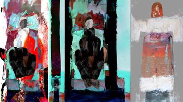 Original Expressionism Fantasy Mixed Media by Geert  Lemmers