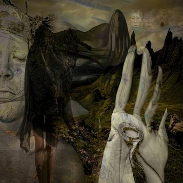 Original Expressionism People Mixed Media by Geert  Lemmers