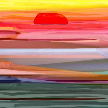 Original Expressionism Abstract Mixed Media by Geert  Lemmers