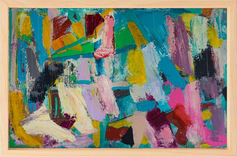 Original Abstract Expressionism Abstract Paintings by Geert Lemmers