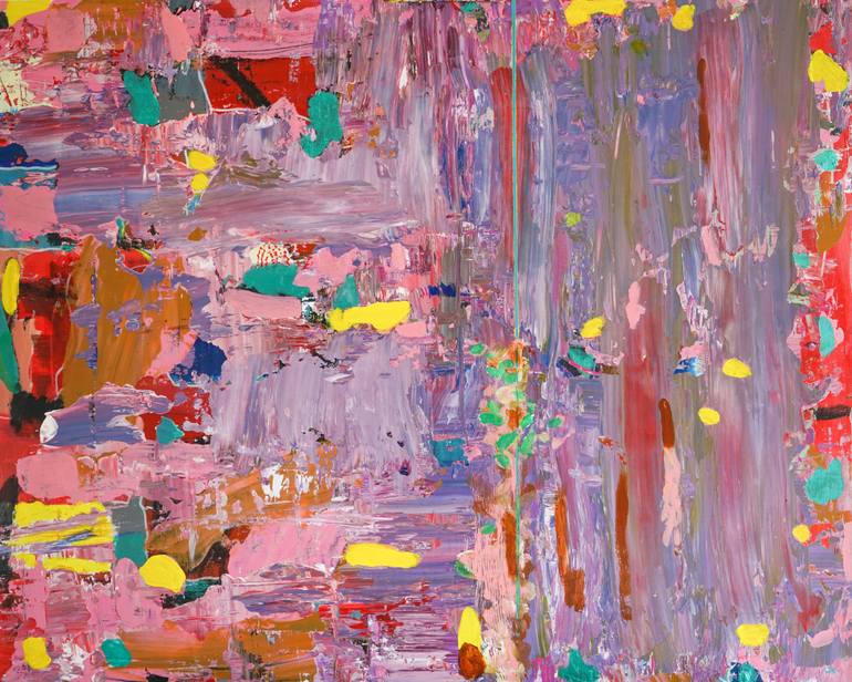 Original Abstract Expressionism Abstract Painting by Geert  Lemmers