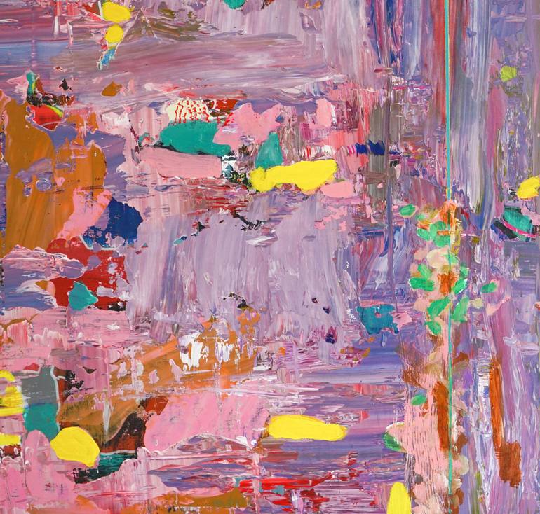 Original Abstract Expressionism Abstract Painting by Geert  Lemmers