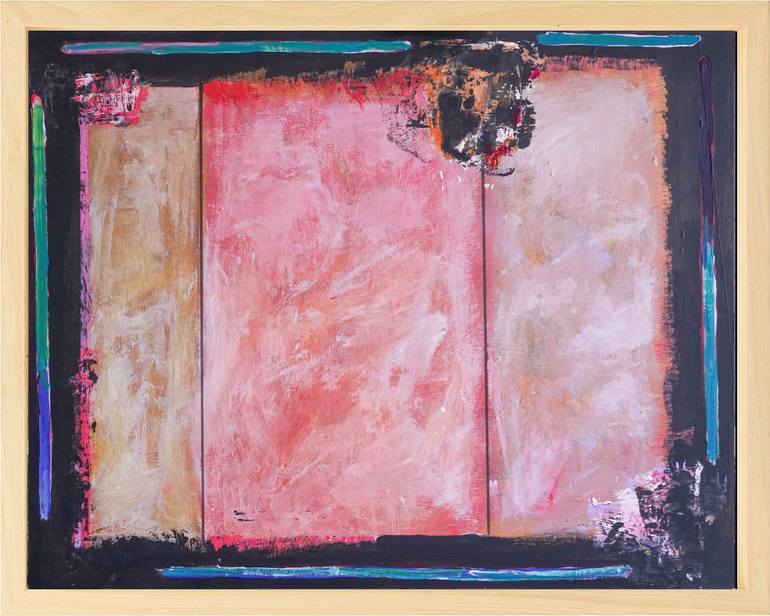 Original Abstract Expressionism Abstract Painting by Geert  Lemmers
