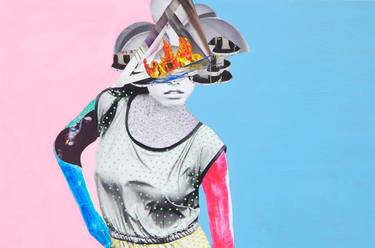 Print of Pop Art Fashion Collage by Yoh Nagao