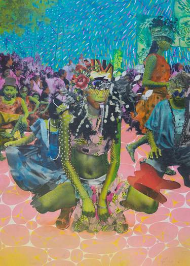 Print of Dada Women Collage by Yoh Nagao