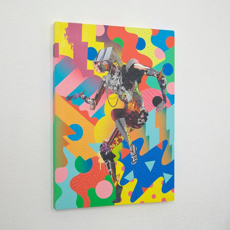 Original Dada Men Collage by Yoh Nagao