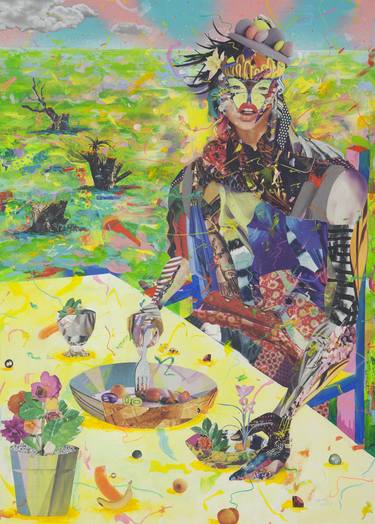 Print of Food Collage by Yoh Nagao
