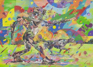 Print of Dada Animal Collage by Yoh Nagao