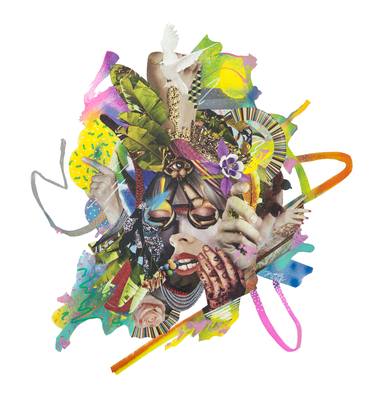 Print of Body Collage by Yoh Nagao